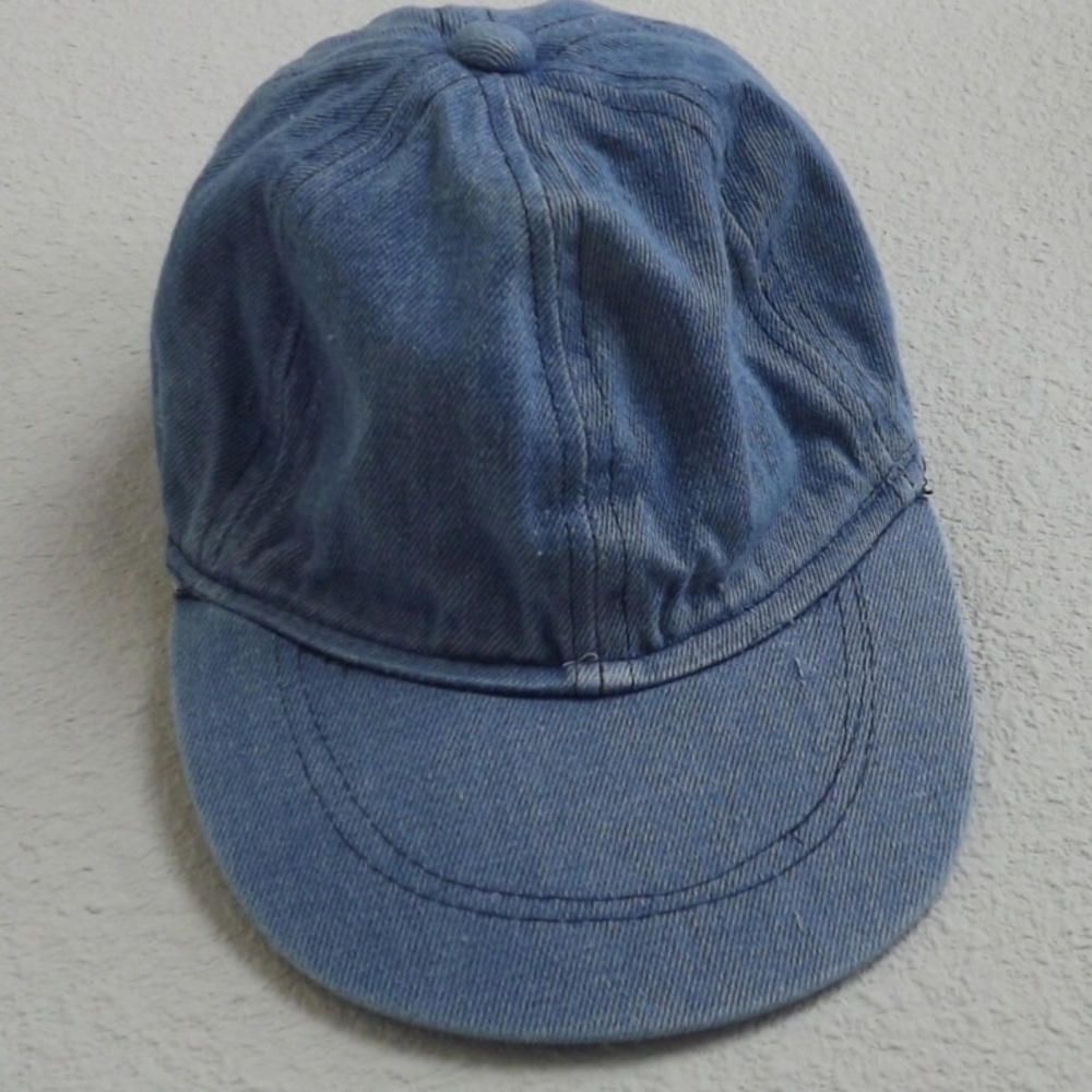 Light Wash Blue Denim Jeans Hat